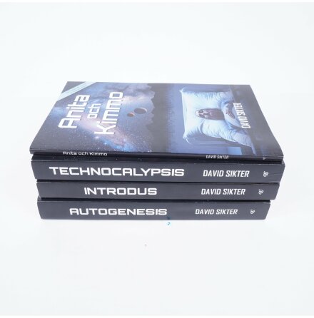Bokpaket - David Sikter - Berttelsen om mnniskan trilogin - 4st Bcker - Science Fiction &amp; Fantasy
