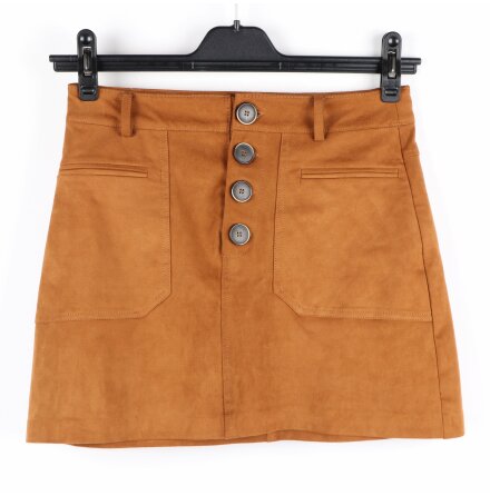 Zara - TRF Collection - Minikjol med mocka-effekt - stl. S
