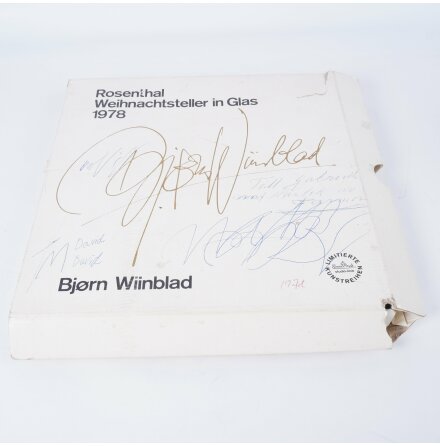Rosenthal - Bjrn Wiinblad - Samlartallrik i glas