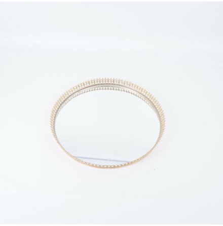 Bricka med spegelglasbotten