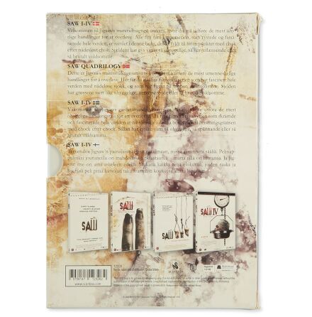 DVD Box - Saw Quadrilogy  - 4st Skr�ckfilmer i SAW serien