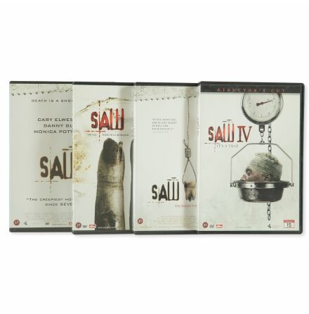 DVD Box - Saw Quadrilogy  - 4st Skrckfilmer i SAW serien