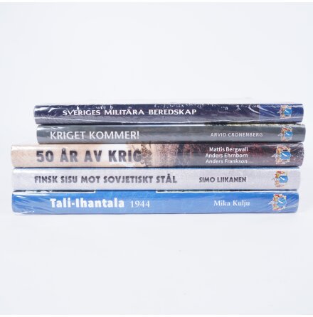Bokpaket - Krig - 5st b�cker om olika krig