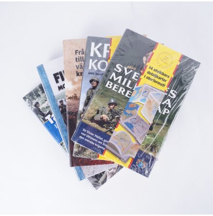 Bokpaket - Krig - 5st b�cker om olika krig