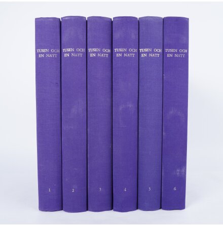 Bokpaket - Tusen och en natt - utgivna 1962 - 6st b�cker