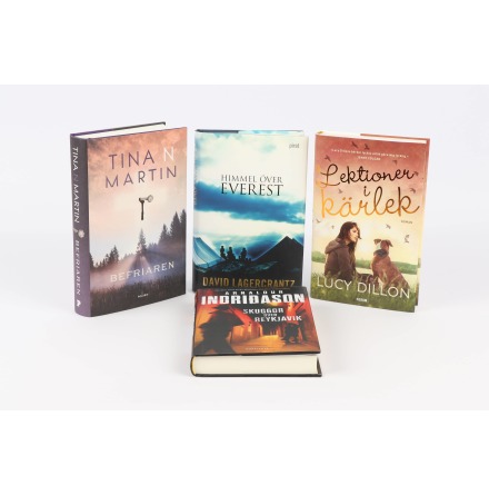 Bokpaket Everest - 4 bcker av Lagercrantz, Dillon, Indridason &amp; Martin